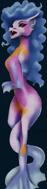 Free dragon bookmark featuring a smooth purple dragon